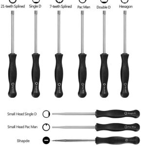 CALU LUKY Carburetor Adjustment Tool kit for 2 Common Cycle Carburator Adjusting Small Engine Carb Tune up Adjusting Tool- Echo Poulan Husqvarna MTD Ryobi Homelite String Trimmer