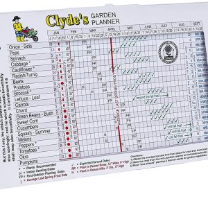 Clyde’s Garden Planner – Vegetable Planting Slide Chart