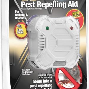 Riddex X Plus Insect Repellent – Plug in, Mouse Deterrent – Pest Reject for Defense Against Rats, Mice, Roaches, Bugs and Insects – Control Pests with No Chemicals or Poison